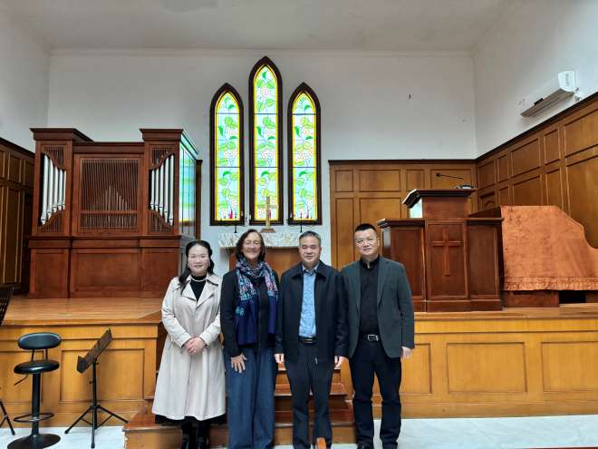 亚太神学教育基金会访问华东神学院 亚太神学教育基金会访问华东神学院